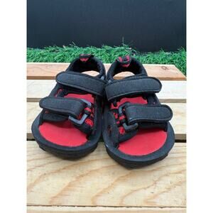 NoName- Kids Sandals- Black/Red-Size 2T